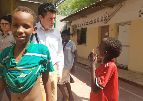 Huw Merriman, MP's, visit with UNICEF to Africa SUS-181005-121728001