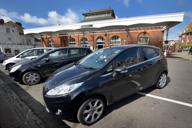 Robin Clarke said all cars park at an angle at Bexhill station