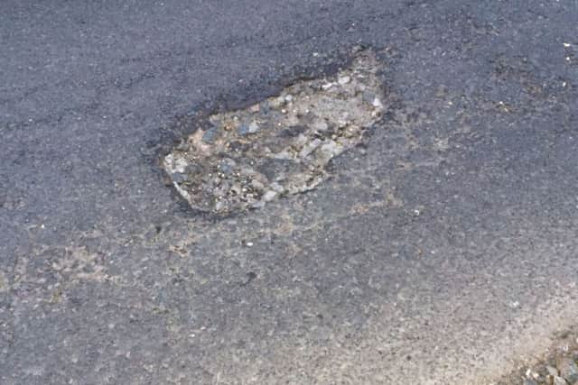 The pothole on Felpham Way