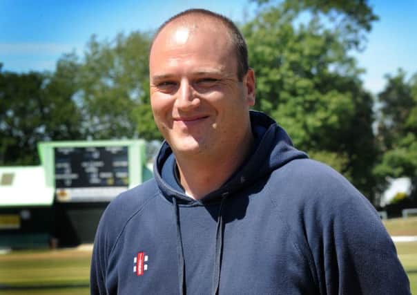 Bexhill Cricket Club coach Hamish Russell.
