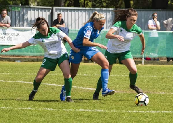 Action from Chi City Ladies' final home game of the season / Picture by Tommy McMillan