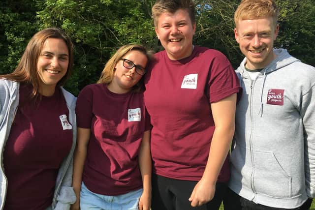 Arun Youth Projects have highlighted the work of their youth leaders. Emma Biffi, 32, Stacie Holmes, 17, Shannon McNeil, 16, and Ben Young, 25