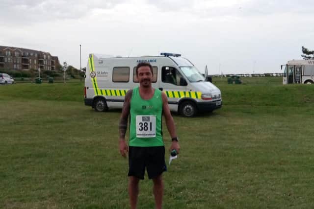 Arunners' Beach Run 2018 winner Andy Massingale