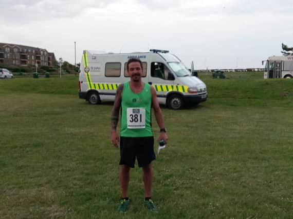 Arunners' Beach Run 2018 winner Andy Massingale
