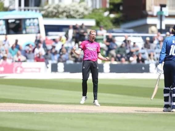 Luke Wells starred with the ball and the bat in the win over Kent / Picture by Stephen Lawrence - Sussex Cricket
