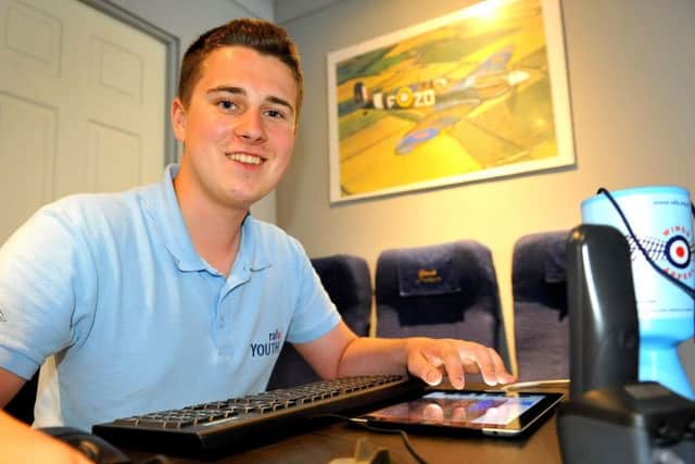 Harry Stanley-Jones has spent the past year-and-a-half building a flight simulator in his garage