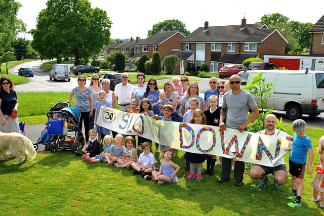 Campaigners are battling for a new crossing to be created along a busy Horsham road