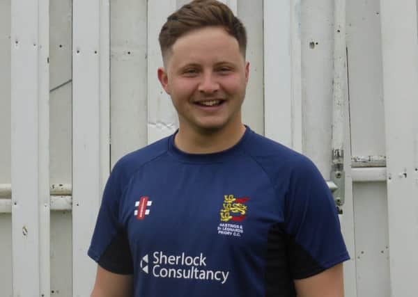 Jake Woolley scored 76 not out for Hastings Priory in the defeat to Brighton & Hove.