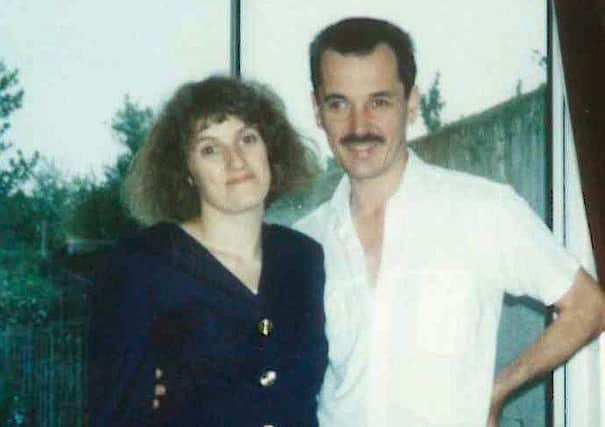 Maria and Graham in 1993, before Graham became unwell