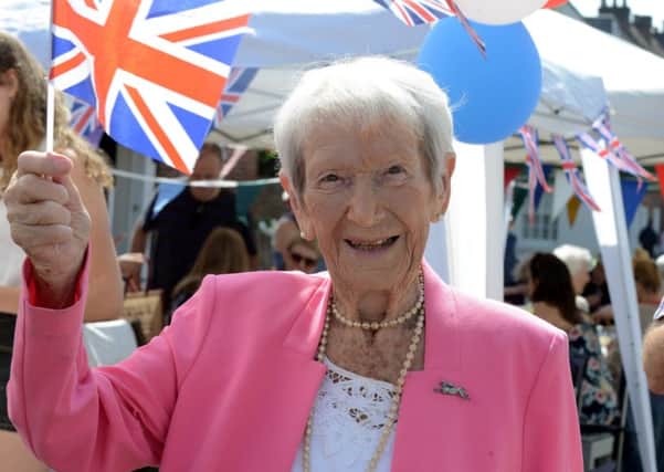 Jean Ogilvie, 99 joining in with the royal celebrations
