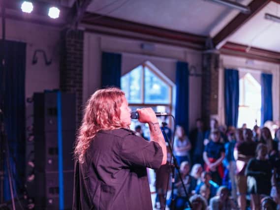Kate Tempest performs in Hangleton (Photograph:Michael Fung)