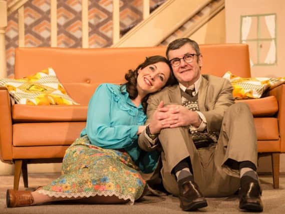 Sarah Earnshaw as Betty and Joe Pasquale as Frank Spencer in Some Mothers Do 'Av 'Em. Picture by Scott Rylander