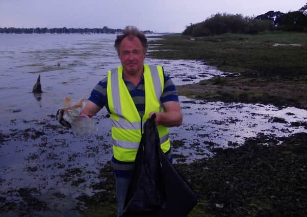 Adrian Moss, Lib Dem councillor for Fishbourne, proposed a motion to tackle single-use plastics (photo submitted).