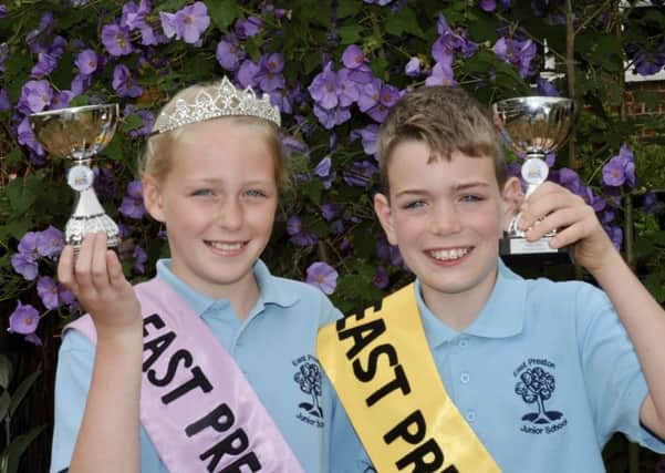 The crowning of the East Preston Festival's prince, princess, and runner-up princesses took place at East Preston Junior School. Picture: Stephen Goodger