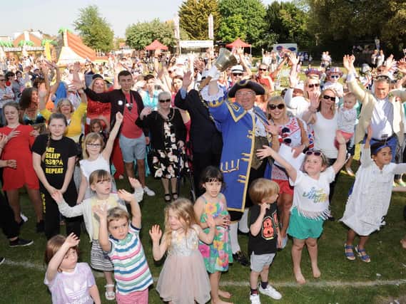 Hundreds of people turned out for the celebration event at Broadwater