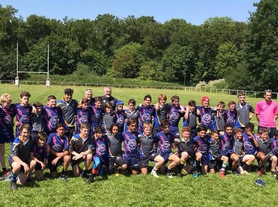 Worthing Raiders academy stars had a weekend to remember taking on Stade Francais