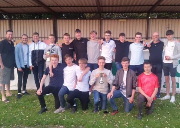 Chi City Youth under-15s with the fruits of their labours