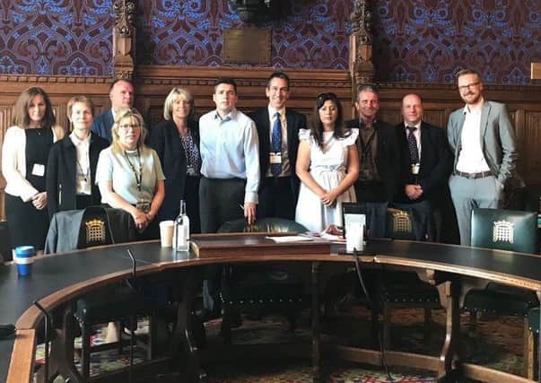 Representatives of head teachers from schools across the county, as well as the County Education Department, came to Parliament SUS-180524-123955001