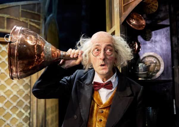 Richard James in Awful Auntie. Picture by Mark Douet