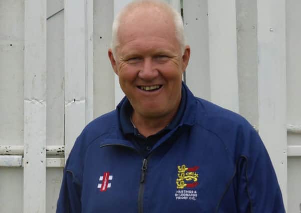 Hastings Priory Cricket Club coach Ian Gillespie.