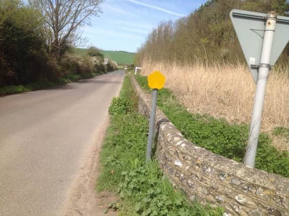 Signs which flag up a wildlife verge SUS-180525-102217001
