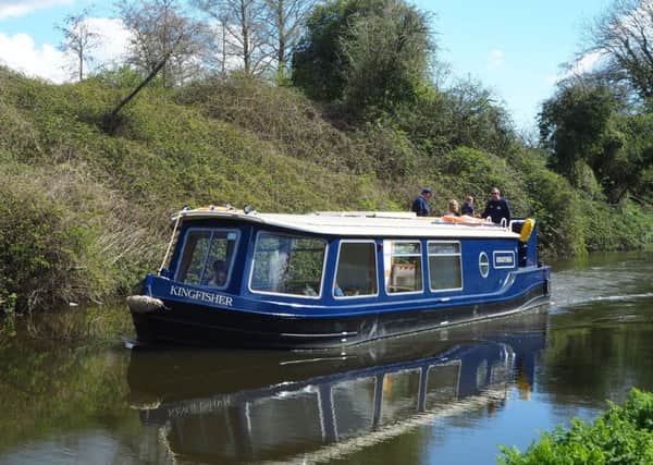 The chichester Ship Canal Trust is concerned a southern route for the A27 would put the historic canal under 'huge threat'  This is the trust's boat, the Kingfisher, which provides a round trip on the canal that takes 75 minutes and runs 4 times day from March to October.