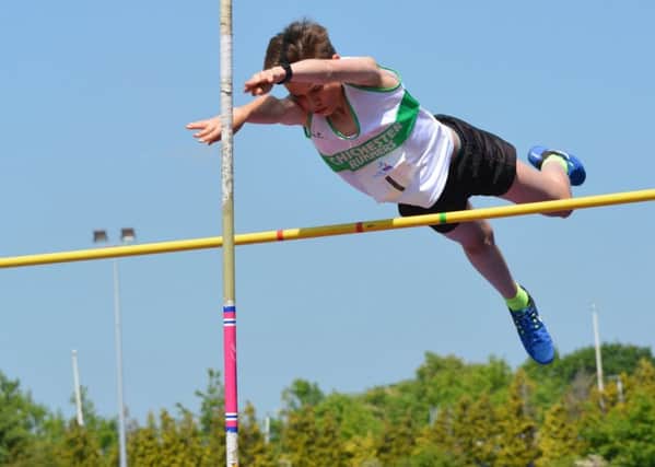 Archie Sadler fared well in many disciplines, including the pole vault / Picture by Lee Hollyer