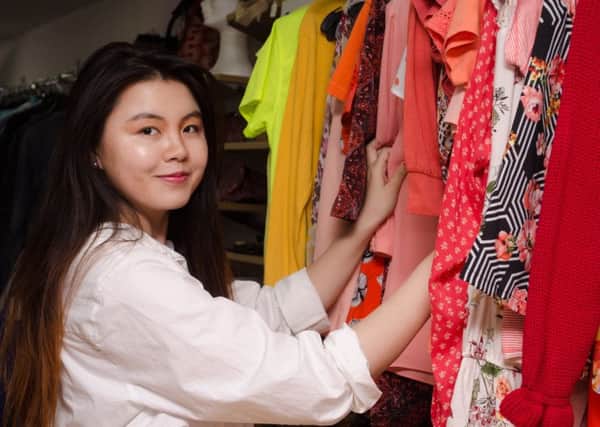 Ruoqi Li helps at the hospices Western Road shop in her spare time