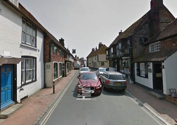 Alfriston High Street looking southwards towards junction with Star Lane (photo from Google Maps Street View).