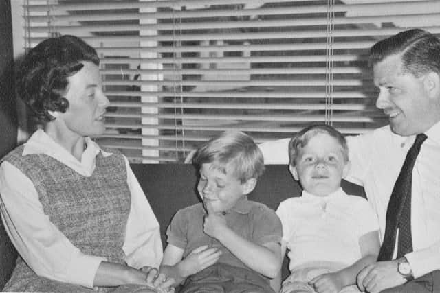 Harold John Izzard and his wife Dorothy with their sons Mark and Eddie in 1967 SUS-180530-160857001