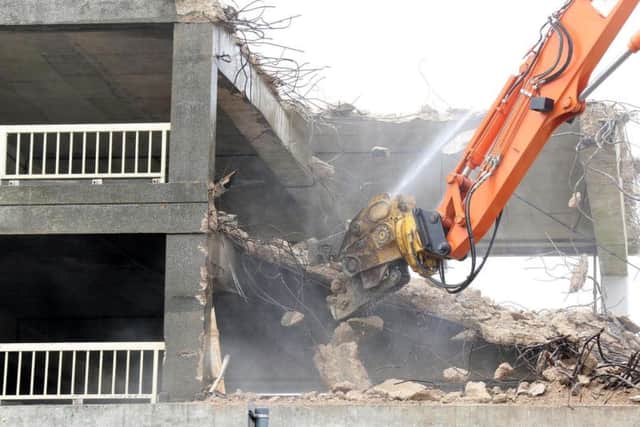 Demolition work at Teville Gate, Worthing. Picture: Eddie Mitchell