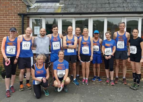 Tone Zone runners at the Trundle race