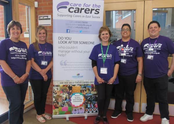 Members of Care for the Carers at the charity's Carer's Forum