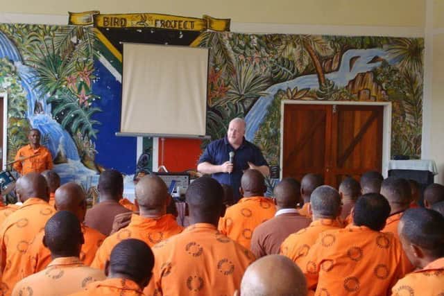John at Pollsmoor prison in Cape Town SUS-180406-135741001