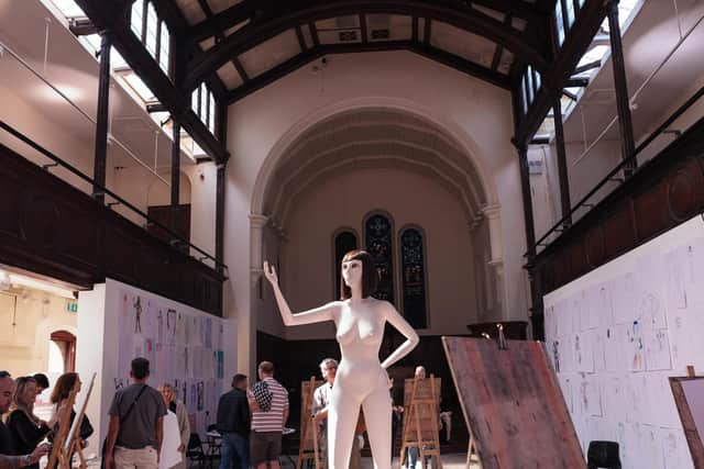Life Model II by David Shrigley at Fabrica (Photograph: Michael Fung)