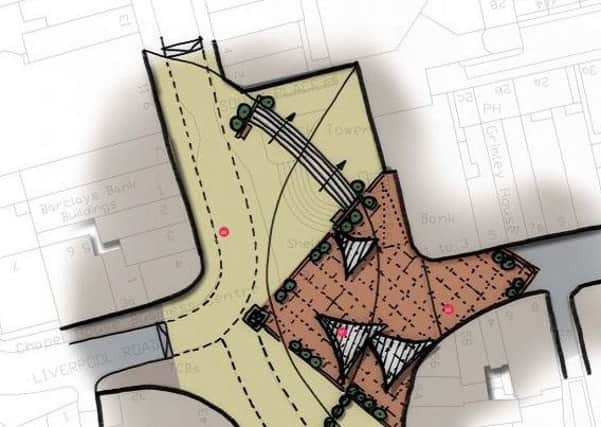 Plans for improvements to the northern end of South Street near the Guildbourne Shopping Centre