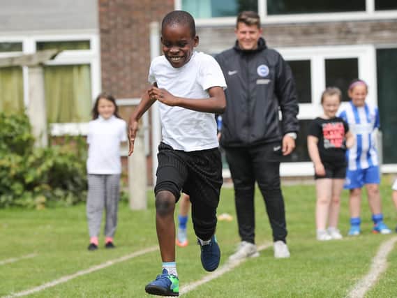Albion in the Community runs programmes in schools to help youngsters learn and become more active