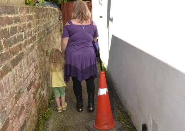 Alleyway to Grove Road Flat (Photo by Jon Rigby)