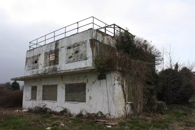 The control tower at the former RAF base is on the heritage at risk register after falling into disrepair. Photo provided by Chichester District Council. SUS-171031-164807001
