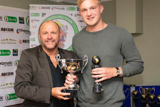 Ian Chapman and James Richmond. Burgess Hill Town awards night. Picture by Chris Neal
