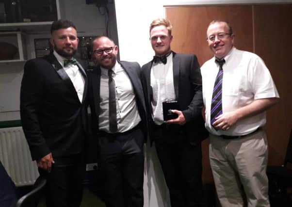 Sam Newcombe was one of many award winners at Bognor RFC