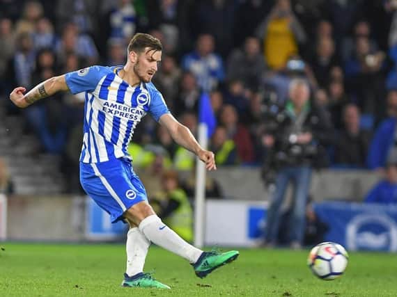 Brighton's German midfielder Pascal Gross. Picture by Phil Westlake (PW Sporting Photography)