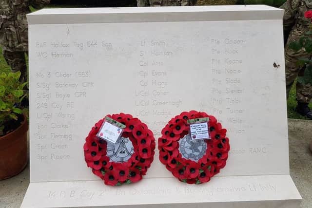Wreaths were laid in memory of those who took part in the taking of Pegasus Bridge qvCCzpnlI3rbltQ9rglQ