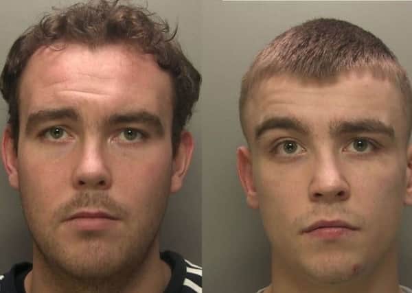 Patrick Connors (left) and Miles Connors (right) have been jailed. Photo: Surrey Police