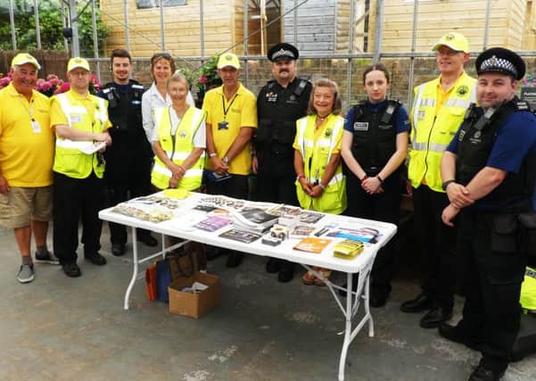 Worthing Neighbourhood Watch volunteers teamed up with police to promote activities and offer advice on crime prevention