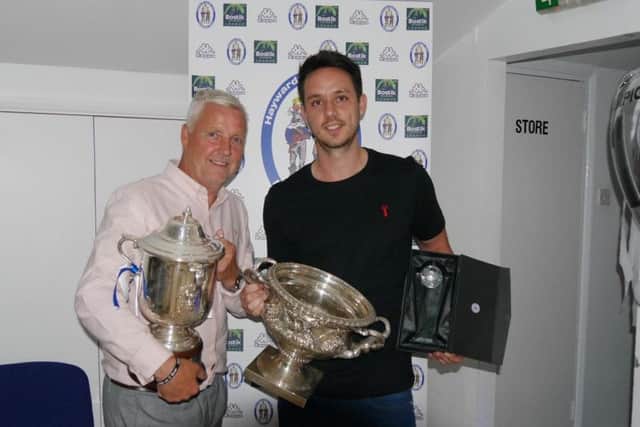 Shuan Saunders and Jamie Weston. Haywards Heath Town FC presentation. Picture by Peter Chapman