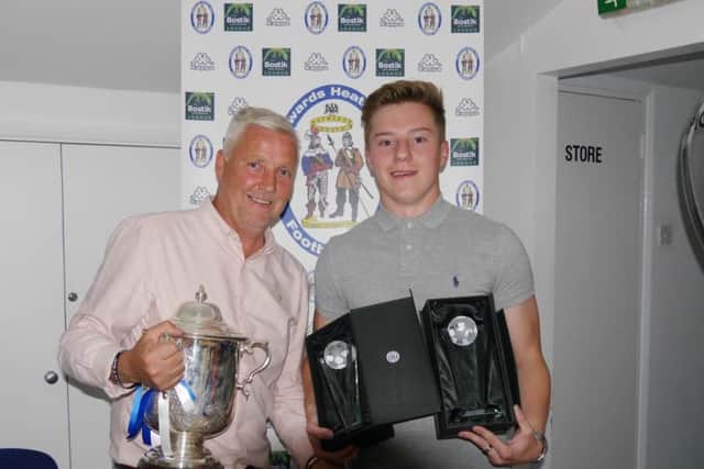 Shaun Saunders and Joel Daly. Haywards Heath Town FC presentation. Picture by Peter Chapman