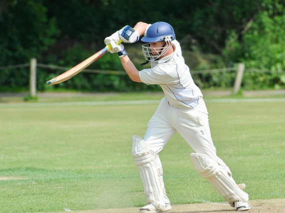 Harry Metters made 52 in the league win over Slinfold and an unbeaten 86 as Findon eased past Bedhampton Mariners in the National Village Cup. Pictures by Stephen Goodger
