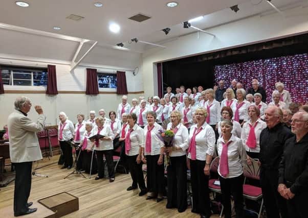 The Arun East U3A Con Brio Choir performing at The Woodlands Centre
