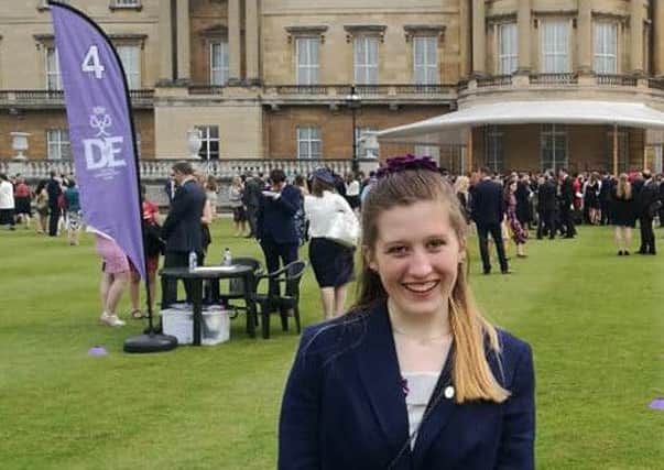 Jodi Adams, 18, from Yapton, received her Duke of Edinburgh's Gold Award at Buckingham Palace